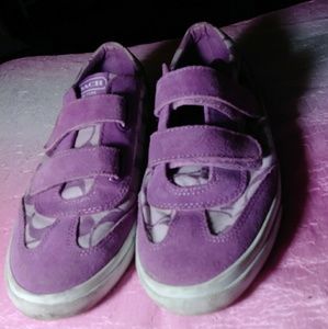Gently worn Lavender COACH shoes